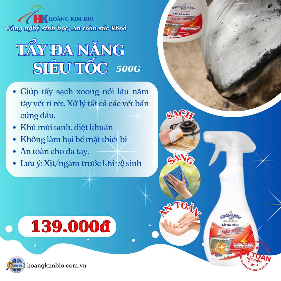 Tẩy đa năng siêu tốc 500G